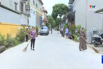 Phường Quang Trung đẩy mạnh công tác vệ sinh môi trường