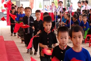 Khai giảng năm học mới và Khánh thành công trình Trường nội trú liên cấp Tiểu học và THCS Tam Thanh