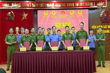 Ký kết quy chế phối hợp giữa viện Kiểm sát nhân dân tỉnh với các ngành, đơn vị, tổ chức chính trị xã hội