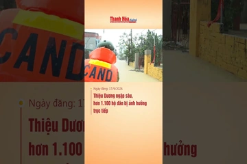 Thiệu Dương ngập sâu, hơn 1.100 hộ dân bị ảnh hưởng trực tiếp