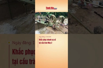 Khắc phục nhanh sự cố tại cầu tràn Máy 2
