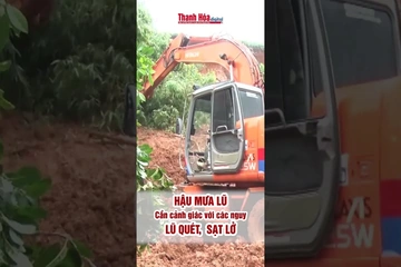 Hậu mưa lũ cần cảnh giác với nguy cơ lũ quét, sạt lở