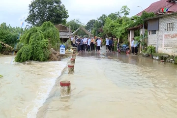 Lãnh đạo tỉnh kiểm tra, chỉ đạo ứng phó mưa lũ tại các điểm xung yếu