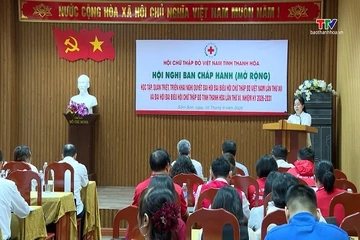 Hội nghị mở rộng Ban chấp hành tỉnh Hội Chữ thập đỏ lần thứ XI