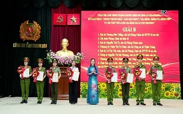 Công an Thanh Hóa trao  giải các cuộc thi lan tỏa hình ảnh đẹp và giá trị gia đình
