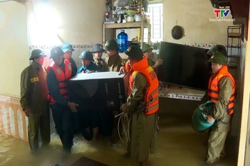Công an Thanh Hóa chủ động ứng phó với mưa lũ