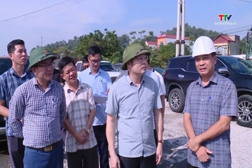 Phó Chủ tịch UBND tỉnh Cao Văn Cường kiểm tra, đôn đốc tiến độ thi công và giải ngân các dự án đầu tư công