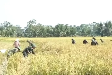 Bộ đội hỗ trợ Nhân dân vùng lũ xã Kim Tân khắc phục hậu quả sau thiên tai