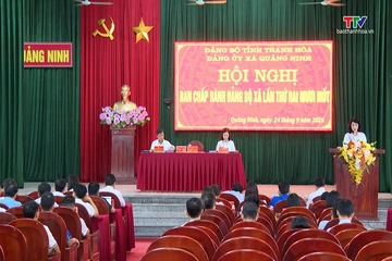 Đảng ủy xã Quảng Ninh đề ra 4 nhóm nhiệm vụ, giải pháp trọng tâm 3 tháng cuối năm 2026