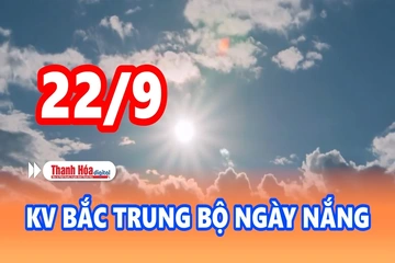 Cảnh báo thiên tai và thời tiết ngày 22/9/2026