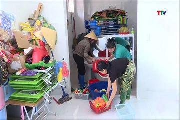 Các nhà trường khẩn trương khắc phục hậu quả sau mưa lũ