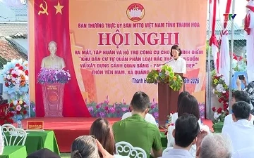 Thôn Yên Nam ra mắt mô hình tự quản phân loại rác thải tại nguồn