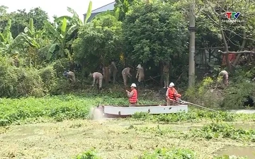 Nạo vét, giải toả dòng chảy trên các tuyến sông