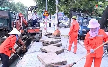Sở Xây dựng ra quân triển khai giải pháp chống ngập