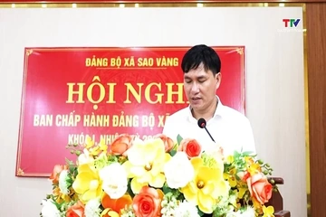 Xã Sao Vàng phấn đấu hoàn thành mục tiêu năm 2026