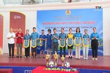 Khai mạc Hội thao công nhân, viên chức, lao động xã Hoằng Hóa