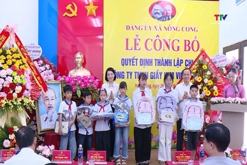 Nông Cống thành lập 2 chi bộ Đảng trong doanh nghiệp