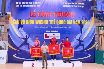 Wushu Thanh Hóa khát khao chinh phục đỉnh cao tại Đại hội Thể thao toàn quốc năm 2026