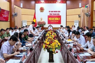 UBND tỉnh họp phiên thường kỳ tháng 9