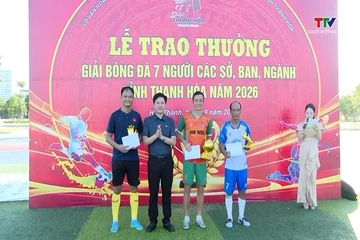 Sở Văn hoá, Thể thao và Du lịch vô địch Giải bóng đá 7 người các sở, ban, ngành năm 2026
