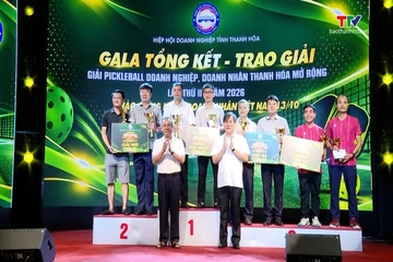 Giải Pickleball Doanh nghiệp, Doanh nhân Thanh Hóa mở rộng thành công tốt đẹp