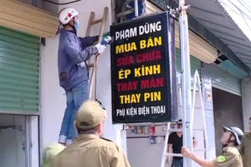 Giải tỏa hành lang giao thông trên tuyến đường tỉnh 517
