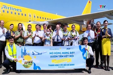 Vietravel Airlines khai trương đường bay Thanh Hóa - Thành phố Hồ Chí Minh