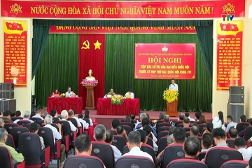 Đại biểu Quốc hội tiếp xúc cử tri xã Hoằng Sơn và phường Tân Dân
