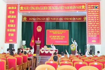Hội đồng Nhân dân xã Thọ Lập tổ chức kỳ họp thứ 5 - kỳ họp chuyên đề quyết định một số nội dung thuộc thẩm quyền