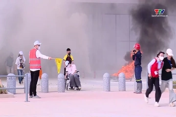 Diễn tập phương án chữa cháy và cứu nạn cứu hộ cấp tỉnh năm 2026 tại AEON MALL Thanh Hóa