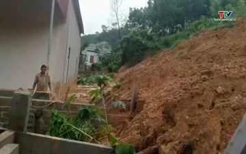 Công bố tình huống khẩn cấp sạt lở đất tại xã Giao An, tỉnh Thanh Hóa