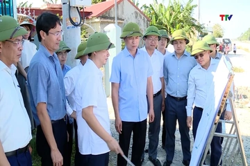 Chủ tịch UBND tỉnh kiểm tra các dự án trong Khu Kinh tế Nghi Sơn
