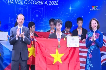 Thanh Hoá có 2 học sinh đoạt Huy chương Vàng Olympic Thiên văn và Vật lý thiên văn quốc tế
