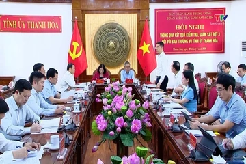 Thông qua kết quả kiểm tra, giám sát đợt 3 đối với Ban Thường vụ Tỉnh ủy Thanh Hóa
