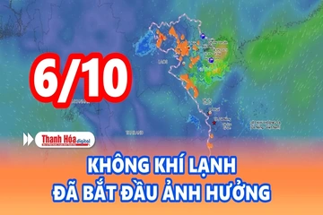 Cảnh báo thiên tai và thời tiết ngày 6/10/2026