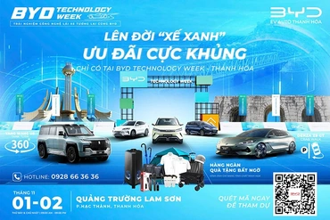 Technology Week BYD 2025: Dấu ấn công nghệ tương lai tại Thanh Hóa