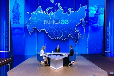 Tổng thống Nga Vladimir Putin đối thoại với người dân và báo chí