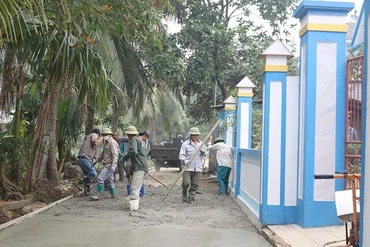 Nhiều đột phá trong XDNTM ở Hồ Vương