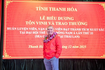 HLV Nguyễn Văn Hùng được đề cử danh hiệu HLV tiêu biểu toàn quốc năm 2025