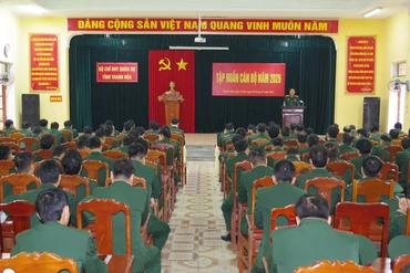 Bộ CHQS tỉnh khai mạc tập huấn cán bộ năm 2026