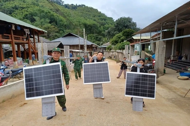 Bộ đội biên phòng đồng hành xây dựng nông thôn mới