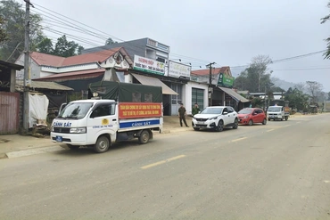 Công an xã Thường Xuân tăng cường đảm bảo an ninh trật tự dịp tết