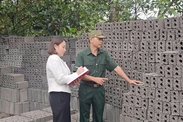 Cựu chiến binh làm giàu từ gạch không nung