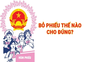 [Infographics] Bỏ phiếu thế nào cho đúng