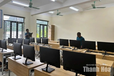 Các trường học ở xã Cẩm Thủy tích cực chuẩn bị cho năm học mới