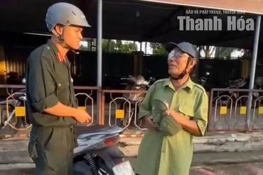 Đại úy Cảnh sát cơ động giúp cụ ông đi lạc về với gia đình