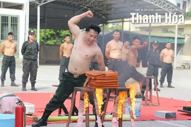 “Chất thép” của lực lượng Cảnh sát cơ động Thanh Hóa