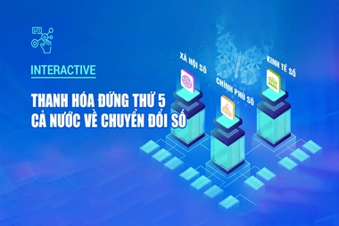 [Interactive] Thanh Hóa đứng thứ 5 cả nước về chuyển đổi số