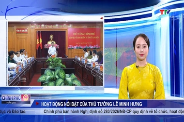 Chính phủ tuần qua ngày 20/7/2026
