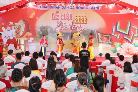 Xã Hoằng Giang tổ chức Lễ hội Phủ Vàng